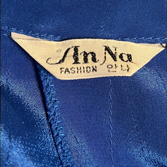 AnNa Clothing Tunic Long Sleeve Button Down, Blue |2X - Picture 16 of 16